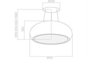 Elica SHELL WH/F/80 - Okapy kuchenne - miniaturka - grafika 4