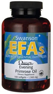 SWANSON Olej z wiesiołka 1300mg - (100 kap) - Witaminy i minerały dla sportowców - miniaturka - grafika 2