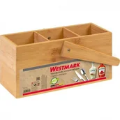 Pojemniki i kosze gastronomiczne - Westmark WESTMARK BAMBUSOWY POJEMNIK NA PRZYBORY SZTUĆCE TAPAS+FRIENDS KOSZYK MAŁY 69822270 - miniaturka - grafika 1