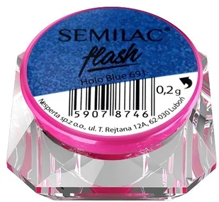 Semilac SemiFlash pyłek HOLO BLUE 691 59078746 - Ozdoby do paznokci Semilac SemiFlash pyłek HOLO BLUE 691 59078746 - Ozdoby do paznokci - miniaturka - grafika 2