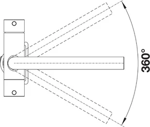 Blanco FONTAS II stalowy 523129 - Baterie kuchenne - miniaturka - grafika 4