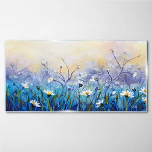 PL Coloray Obraz na Szkle Malarstwo Kwiaty 100x50cm - Obrazy i zdjęcia - miniaturka - grafika 9