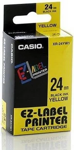 Casio Taśma do drukarki etykiet 24mm XR 24YW1 - Etykiety do drukarek - miniaturka - grafika 3
