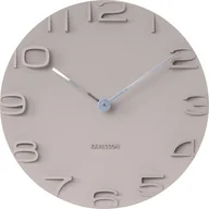 Dekoracje domu - Karlsson Zegar ścienny On the Edge szary KA5311GY - miniaturka - grafika 1