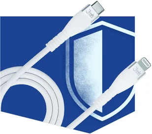 3mk Kabel 1m 3mk Hyper Silicone Cable przewód USB-C do Lightning 20W 3A MFi Biały 12426X0 - Kable USB - miniaturka - grafika 8