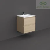 Szafki łazienkowe - Rak Ceramics Rak Ceramics JOY SZAFKA PODUMYWALKOWA PODWIESZ. 60 CM SCANDINAVIAN OAK JOYWH060SOK - miniaturka - grafika 1