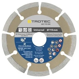 TROTEC Zestaw diamentowych tarcz tnących 110/115 - Tarcze do pił - miniaturka - grafika 3