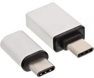 InLine 35809 USB Adapter Set, typ C wtyczka do gniazda micro-USB/USB 3.0 A Srebrny 35809 - Akcesoria do tabletów i e-booków - miniaturka - grafika 2