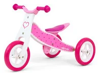 Milly Mally Jeździk 2w1 Look Hearts - Rowerki biegowe - miniaturka - grafika 10