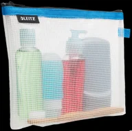 Kosmetyczki, organizery i kuferki - Leitz Podróżna kosmetyczka Leitz WOW, niebieska 40140036 - miniaturka - grafika 1