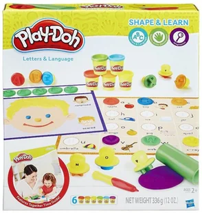 Hasbro      Hasbro PlayDoh Literki i mowa GXP-585308 - Pozostałe akcesoria dla plastyków - miniaturka - grafika 2