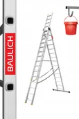 Drabiny - Drabina aluminiowa 3x15 Baulich 150 kg +hak gratis - miniaturka - grafika 1