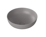 Umywalki - Massi Umywalka nablatowa MOLIS GREY 38x38x13,6 cm MSU-0013-MG - miniaturka - grafika 1