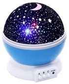 Projektory dla dzieci - Projektor gwiazd lampka nocna gwiazdy obrotowa - miniaturka - grafika 1