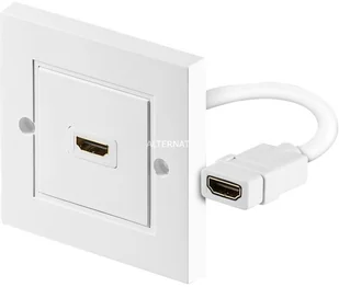 Goobay Goobay Gniazdo ścienne HDMI 51722 - Wtyczki i adaptery - miniaturka - grafika 2