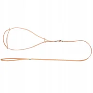 Smycze dla psów - Dingo smycz skórzana ringowa szer 0.6 cm x dł 150 cm natural - miniaturka - grafika 1