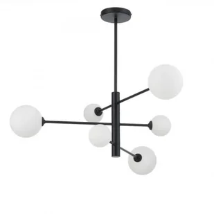 Light Prestige Dorado lampa wisząca 6x40W czarno-biała LP-002/6PBK - Lampy sufitowe - miniaturka - grafika 2