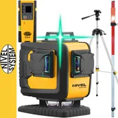 Poziomice laserowe - Nivel System Laser krzyżowy CL4D-G Statyw aluminiowy 1,8m SJJ-M1-EX + Detektor CLS-3 + Łata laserowa 2,4m CL4D-G + SJJ-M1-EX + CLS-3 +1009200 - miniaturka - grafika 1