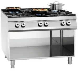 Bartscher 6-PALNIKOWA KUCHNIA GAZOWA 1X3,5 KW 2X5 KW 3X8 KW 2951121 - Piece, kotły  i płyty grzejne gastronomiczne - miniaturka - grafika 3