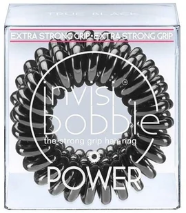 InvisiBobble POWER True black - intensywny czarny gumki do włosów 3 pack - Pozostałe akcesoria fryzjerskie - miniaturka - grafika 2