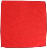 Ściereczki, gąbki, czyściki - NoName Ścierka z mikrowłókien 32x32 czerwona FEN000326 - miniaturka - grafika 1