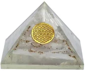Wróżbiarstwo i radiestezja - Orgonit - piramida (selenit i kwiat życia) 78134 - miniaturka - grafika 1