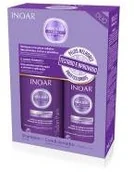 Szampony do włosów - INOAR INOAR Speed Blond DUO PACK szampon + odżywka do włosów blond 2x250ml - miniaturka - grafika 1