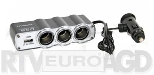 Omega rodzielacz gniazd zapalniczki samochodowej z USB 40418 - Akcesoria do nawigacji - miniaturka - grafika 2