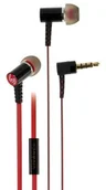 Słuchawki - Vivanco 37575 Czarno-Czerwone - miniaturka - grafika 1