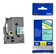 Ta$33ma do Brother TZe-751 zielona/czarny nadruk 24mm x 8m zamiennik - Etykiety do drukarek - miniaturka - grafika 3