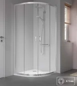 Kabiny prysznicowe - Kermi Stina Kabina ćwierćkolista ST R55 80 cm ST R55 08019 VPK - miniaturka - grafika 1
