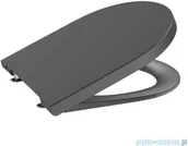 Deski sedesowe - Roca Inspira Round Compacto deska wolnoopadająca Onyks A80152C64B - miniaturka - grafika 1