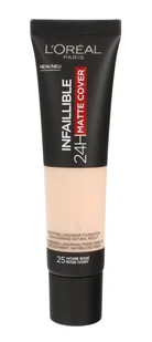Maybelline Loreal Podkład Infallible 24H Matte Cover nr 25 Rose Ivory 30ml SO_112173 - Podkłady do twarzy - miniaturka - grafika 2