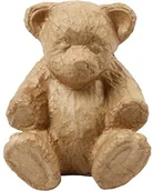 Kinder party - Creativ Paper papier mache Teddy, brązowy, 18 x 15 cm 50727 - miniaturka - grafika 1