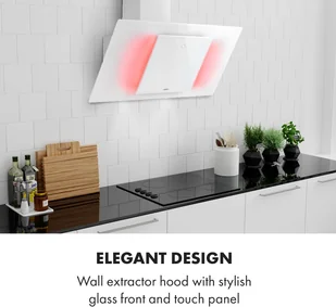 Klarstein TK15CH-Eleonora-90WH - Okapy kuchenne - miniaturka - grafika 2