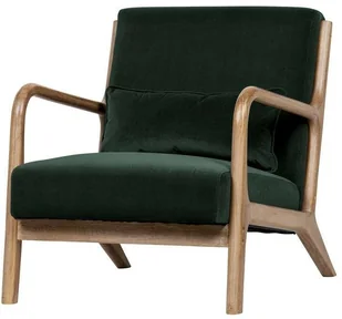 Woood Woood Fotel Mark velvet zielony 373811-F - Fotele - miniaturka - grafika 2