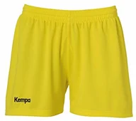 Spodnie sportowe męskie - Classic Kempa Kempa Spodnie dla dorosłych SHORTS WOMEN dla dorosłych, limonkowy żółty, XS 200321008 - miniaturka - grafika 1