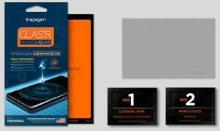 Spigen Szkło, folia ochronna w płynie Spigen GLAStR Nano Liquid na każde urządzenie 000GL21813 - Szkła hartowane na telefon Spigen Szkło, folia ochronna w płynie Spigen GLAStR Nano Liquid na każde urządzenie 000GL21813 - Szkła hartowane na telefon - miniaturka - grafika 9