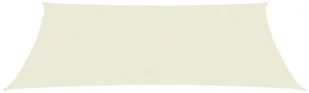 vidaXL Żagiel przeciwsłoneczny, 160 g/m, kremowy, 2x3,5 m, HDPE vidaXL - Parasole ogrodowe - miniaturka - grafika 3