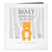 Albumy fotograficzne - NA Murrano Album Zdjęcia Duży Dla Dziecka Miś Odkrywca Nadruk ALB-BC-BK-UV-007 - miniaturka - grafika 1