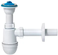 Syfony - TYCNER Syfon umywalkowy z metalowym sitkiem, 1 1/4" x 32 mm - miniaturka - grafika 1