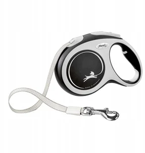 Flexi Smycz New Comfort Taśma L 5m/60kg czarny - Smycze dla psów - miniaturka - grafika 4