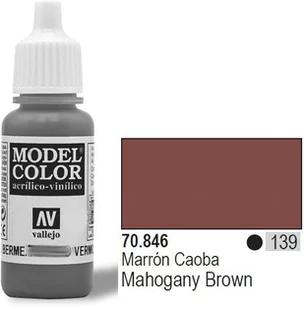 Vallejo Mahogany Brown MC139 70846 - Akcesoria i części modelarskie - miniaturka - grafika 2