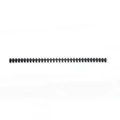 Grzbiety do bindownic - GBC Grzbiety click 12 mm z zipperem (maks. 95 kartek) - 50szt. Czarne #22853 - miniaturka - grafika 1