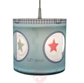 Lampy sufitowe - Niermann Standby Dreh-Pendelleuchte Lief for Boys in Blau - miniaturka - grafika 1