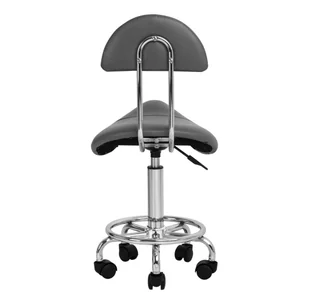 ActiveShop TABORET KOSMETYCZNY 6001 SZARY 140918 - Krzesła i taborety kosmetyczne - miniaturka - grafika 4