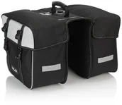 Sakwy rowerowe - XLC XLC Traveller BA-S74 Podwójna sakwa 30l, black/anthracite 2021 Sakwy 2501712030 - miniaturka - grafika 1