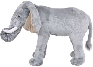 vidaXL vidaXL Pluszowy słoń, stojący, szary, XXL - Maskotki i pluszaki - miniaturka - grafika 2