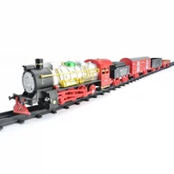 Pociągi dla dzieci - Woopie WOOPIE Klasyczny Pociąg Elektryczny Kolejka Tor Dźwięk Światło + 29 Akc. 30449 - miniaturka - grafika 1