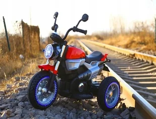 Import SUPER-TOYS NAJNOWSZY WIELKI MOTOR BQ-8188-FLASHING CZERWONY - Pojazdy elektryczne dla dzieci - miniaturka - grafika 12